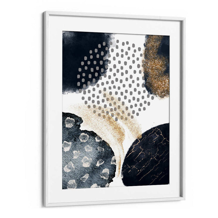 ABSTRACT BLACK AND GOLD III , ABSTRACT PAINTINGS