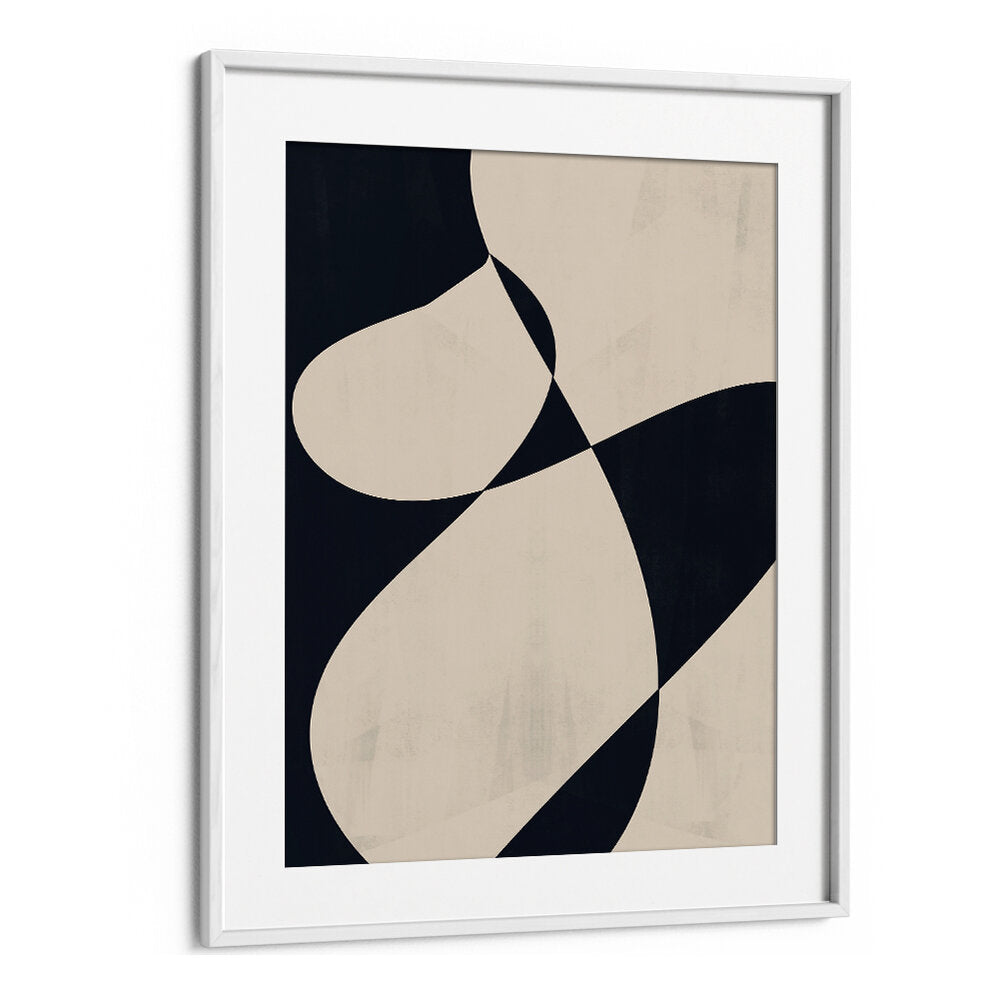 Framed UNDULATIONS II, ABSTRACT PAINTINGS showcases fluid forms and intricate brush strokes for striking decor.