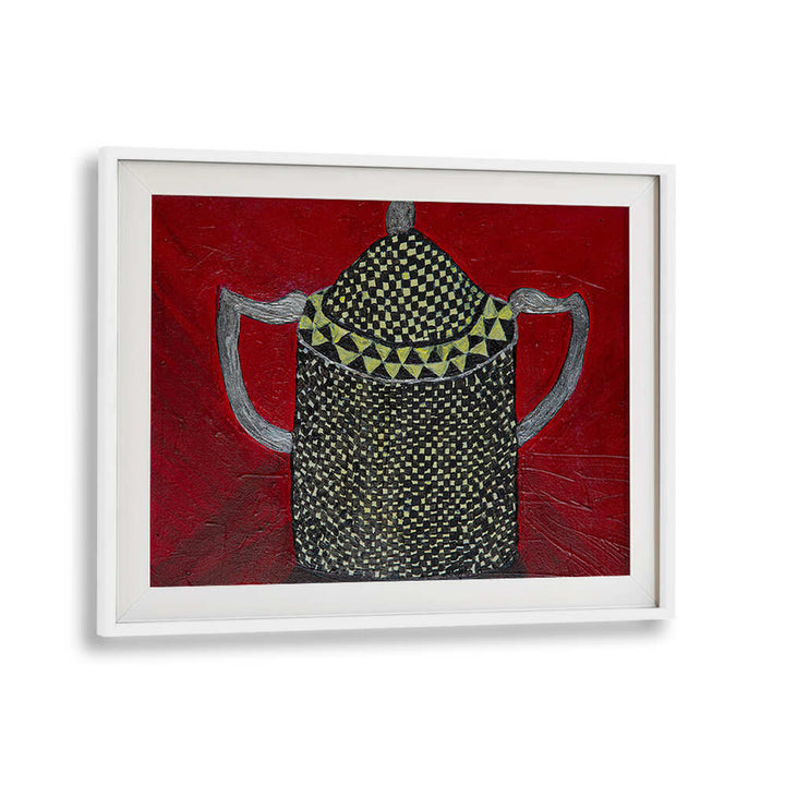 Stylish SUGAR BOWL WITH SILVER, KITCHEN POSTERS enhance your culinary decor with charm and sophistication.