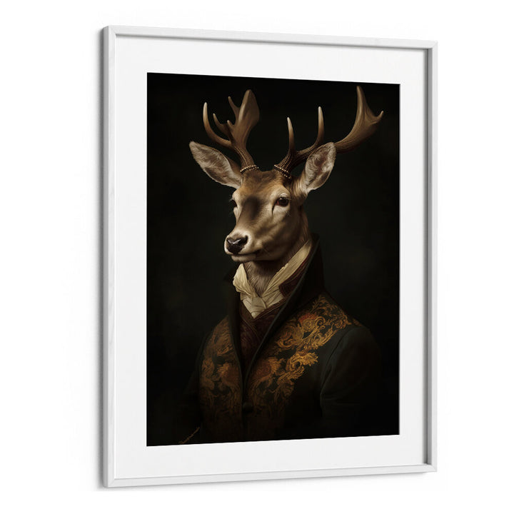 STAG PORTRAIT , ANIMAL PAINTINGS
