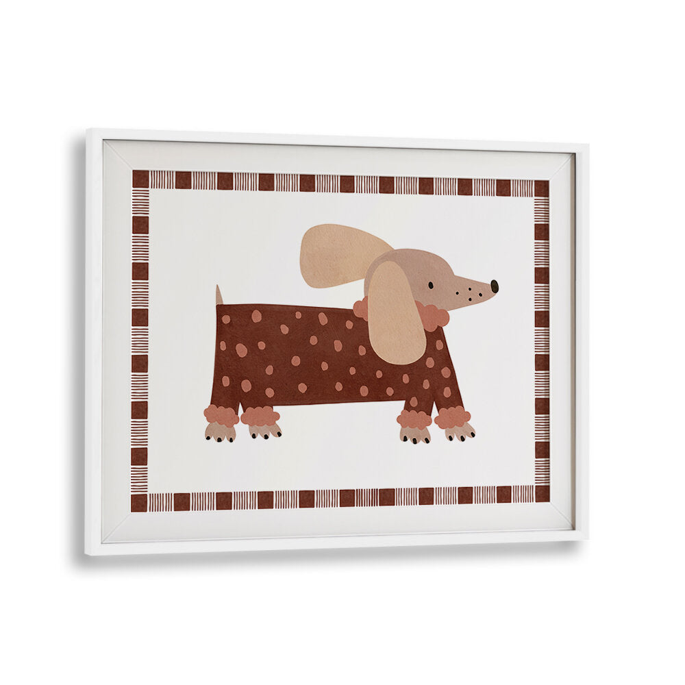 DOTTED DACHSHUND , KIDS ROOM PAINTINGS