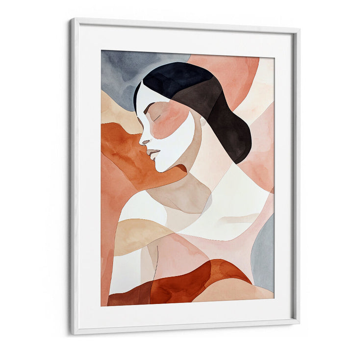 WOMAN WATERCOLOR DIGITAL PAINTING I , PORTRAITS & FIGURATIVE ILLUSTRATIONS