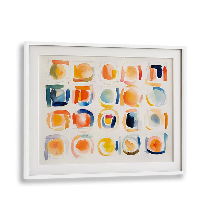 CIRCLES AND SQUARES , ABSTRACT PAINTINGS