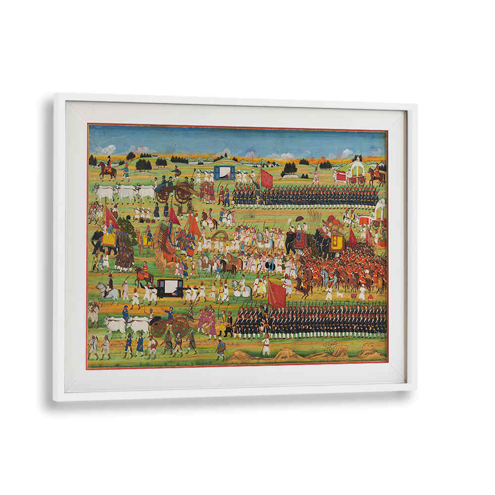 THE GRAND IMPERIAL PROCESSION , INDIAN ART PAINTINGS