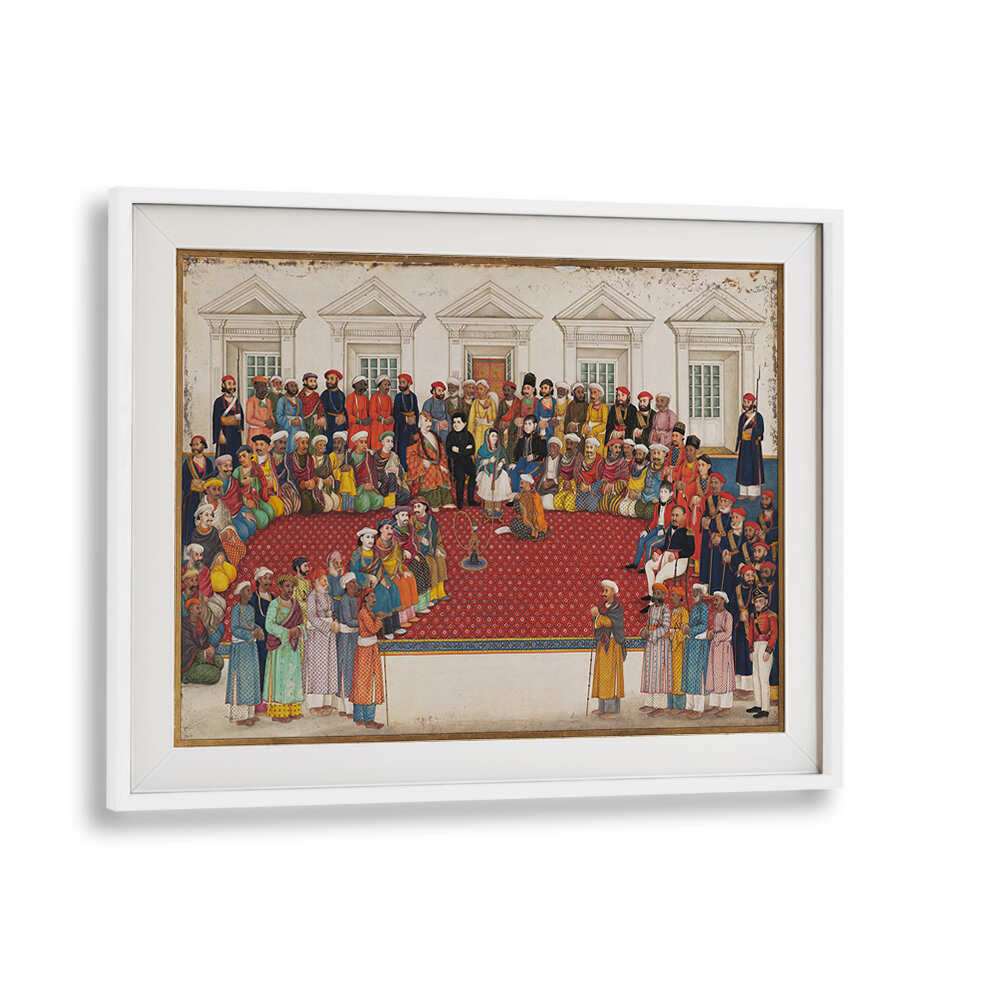 COURT OF MANY NATIONS , INDIAN ART PAINTINGS