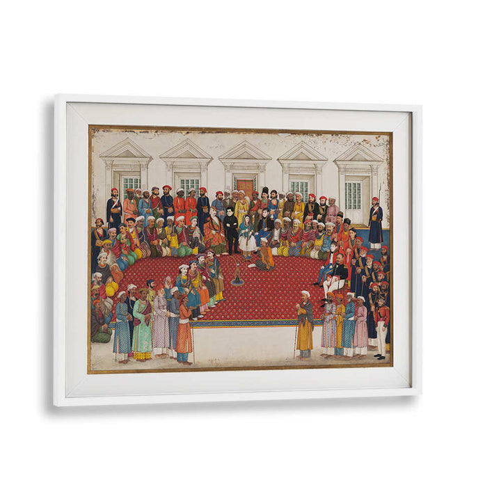 COURT OF MANY NATIONS , INDIAN ART PAINTINGS