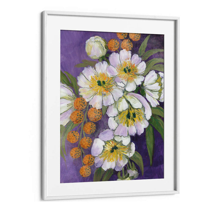 CHOI PAINTERLY BOUQUET , FLORAL FLOWER PAINTINGS