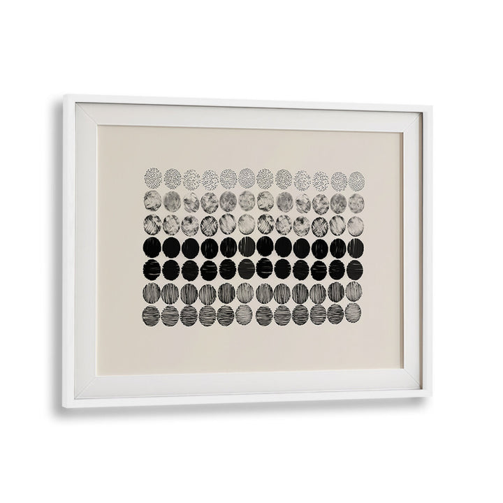 Captivating MEDITATION CIRCLES, ABSTRACT PAINTINGS in black and white, enhancing tranquility and mindfulness in any space.