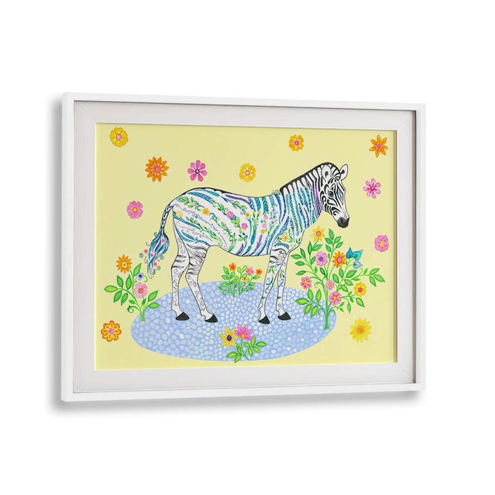 ZEBRA YELLOW , KIDS ROOM PAINTINGS