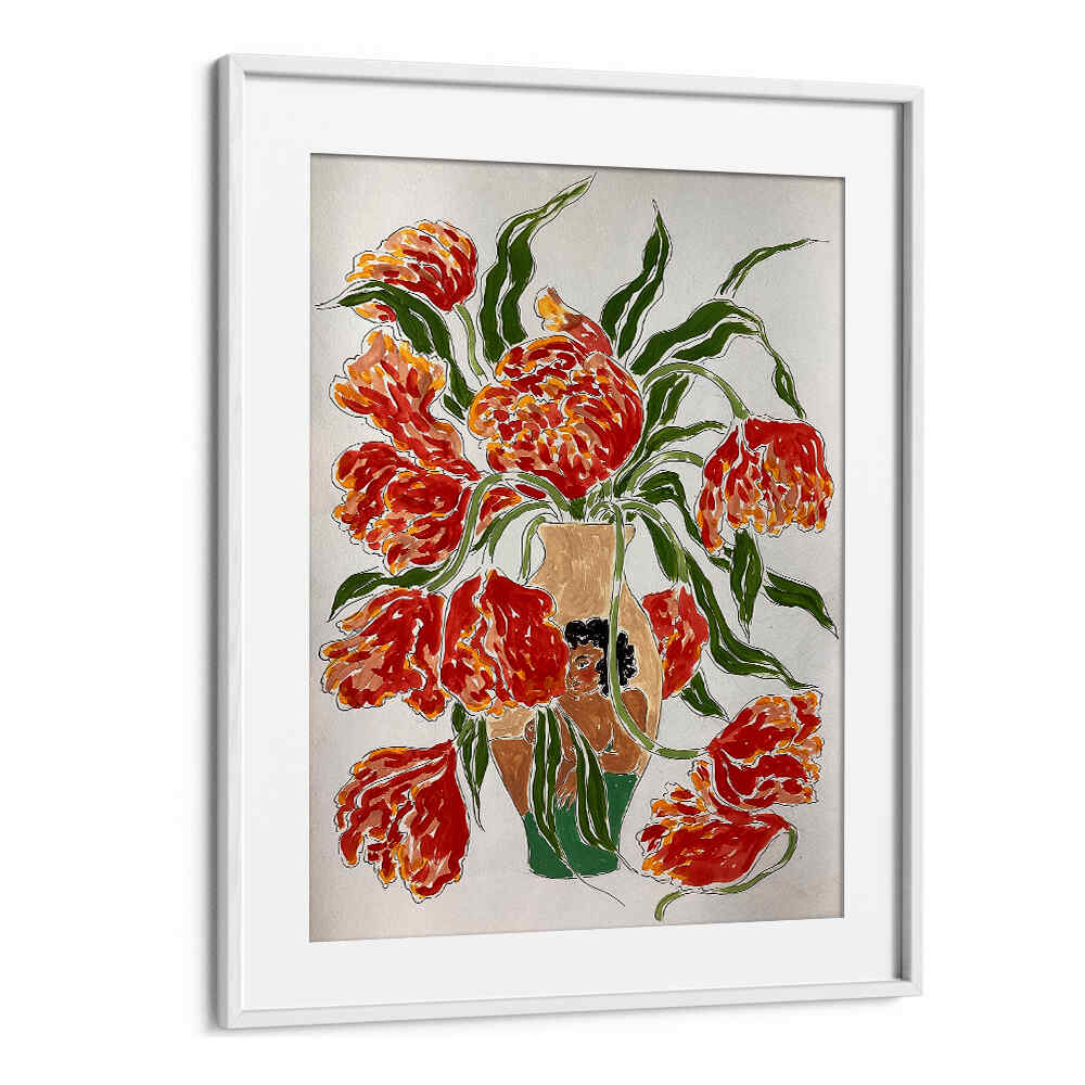 THE AFTERMATH , FLORAL FLOWER PAINTINGS