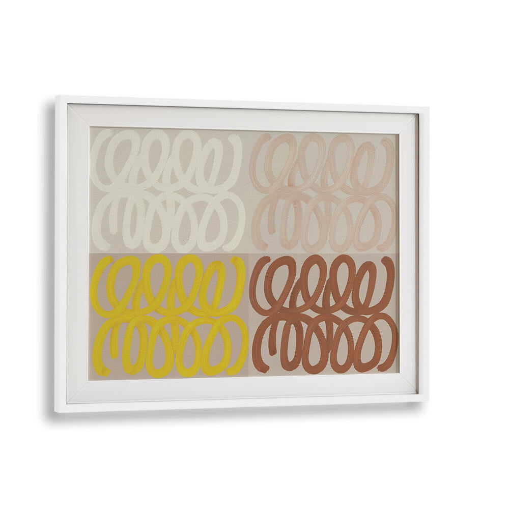 QUADRANTS OF LOOPS , ABSTRACT PAINTINGS