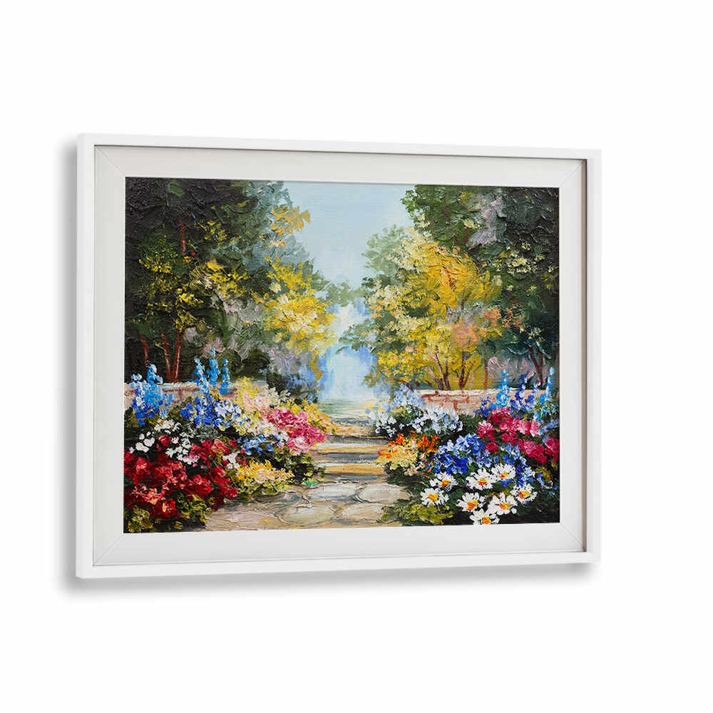 FLORA-INSPIRED GARDEN , VINTAGE EUROPEAN PAINTINGS