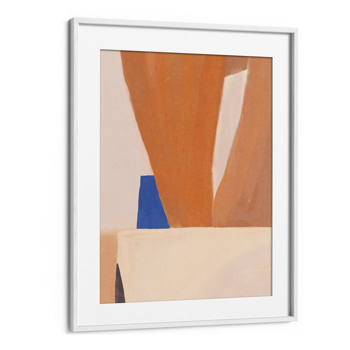 WARM EARTH SHAPES , ABSTRACT PAINTINGS