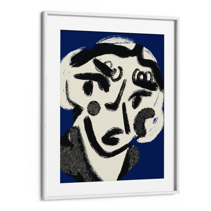 MADAME IN BLUE , PORTRAITS & FIGURATIVE ILLUSTRATIONS