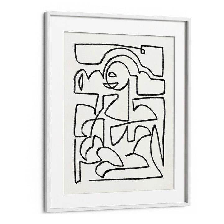 ABSTRACT CHALK LINE ART