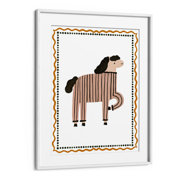 STRIPED HORSE HUMOR , KIDS ROOM PAINTINGS