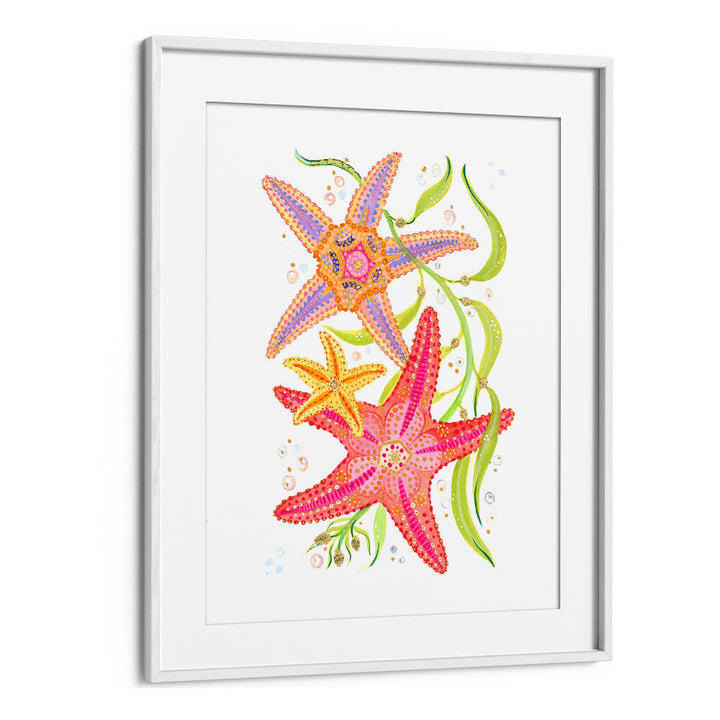THREE STARFISH , BEACH PAINTINGS