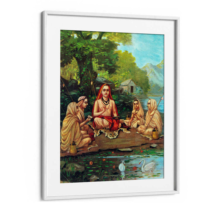 SANKARACHARYA , INDIAN ART PAINTINGS