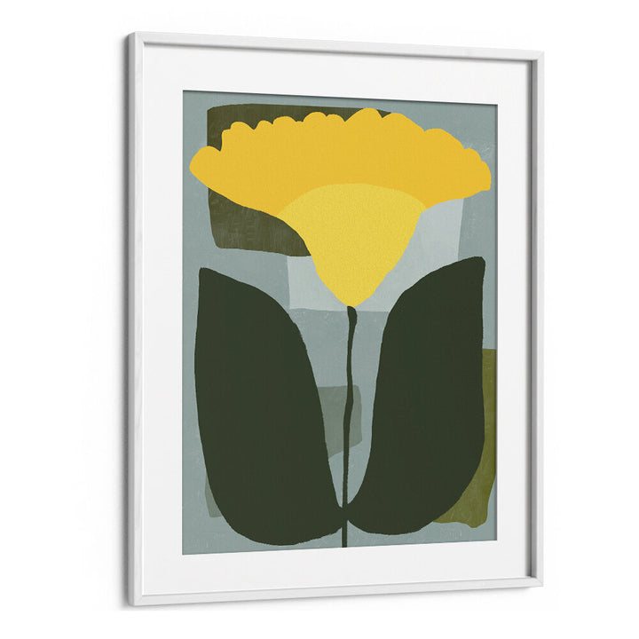 SIMPLISTIC YELLOW , FLORAL FLOWER PAINTINGS