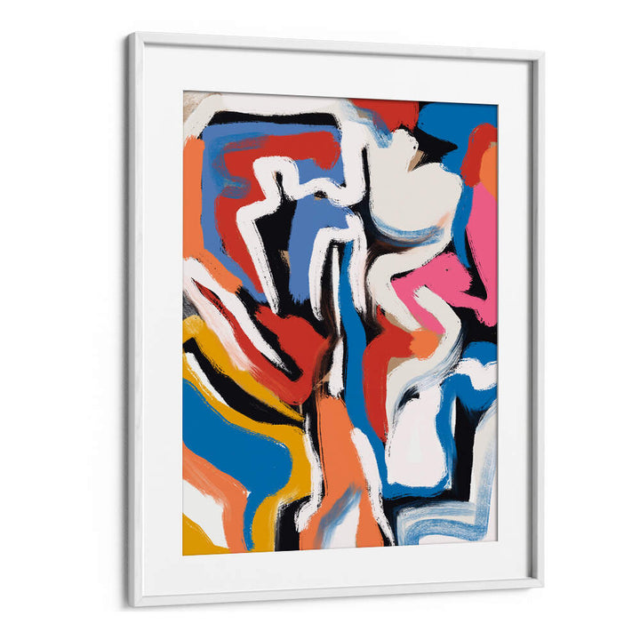BOLD COLORFUL BRUSHSTROKES II , ABSTRACT PAINTINGS