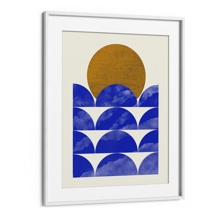 GEOMETRICAL SUNSET COMPOSITION , GEOMETRIC ART PRINTS