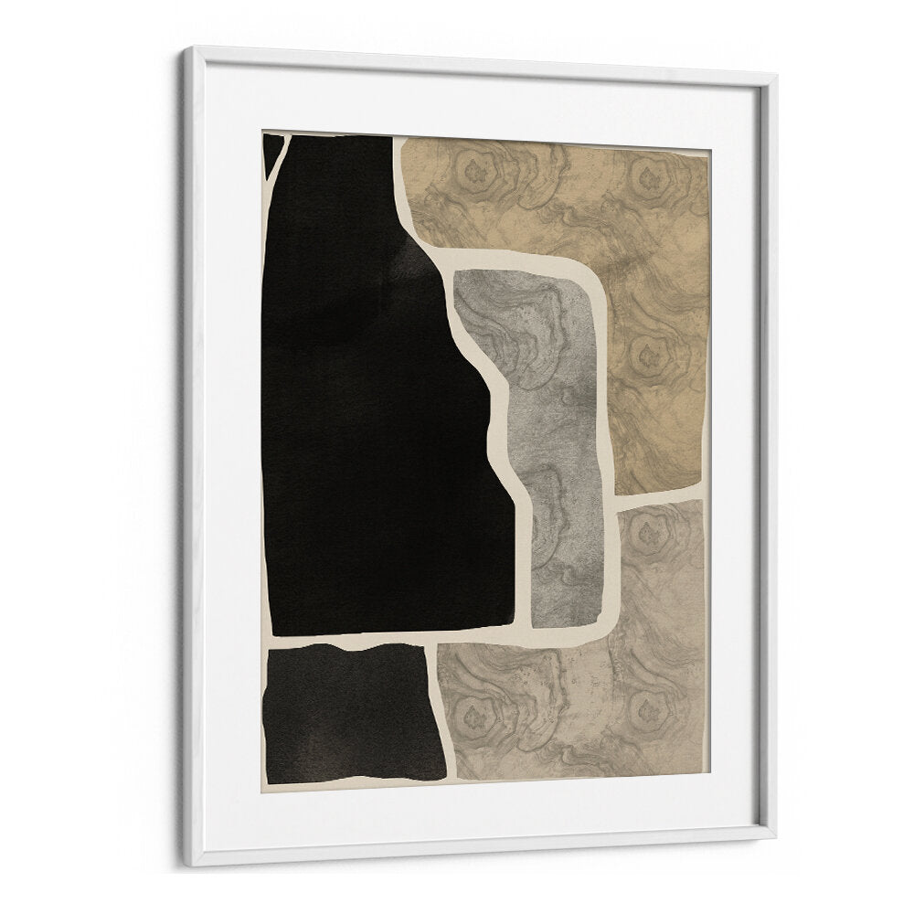 BLACK ABSTRACT MOSAIC , ABSTRACT PAINTINGS