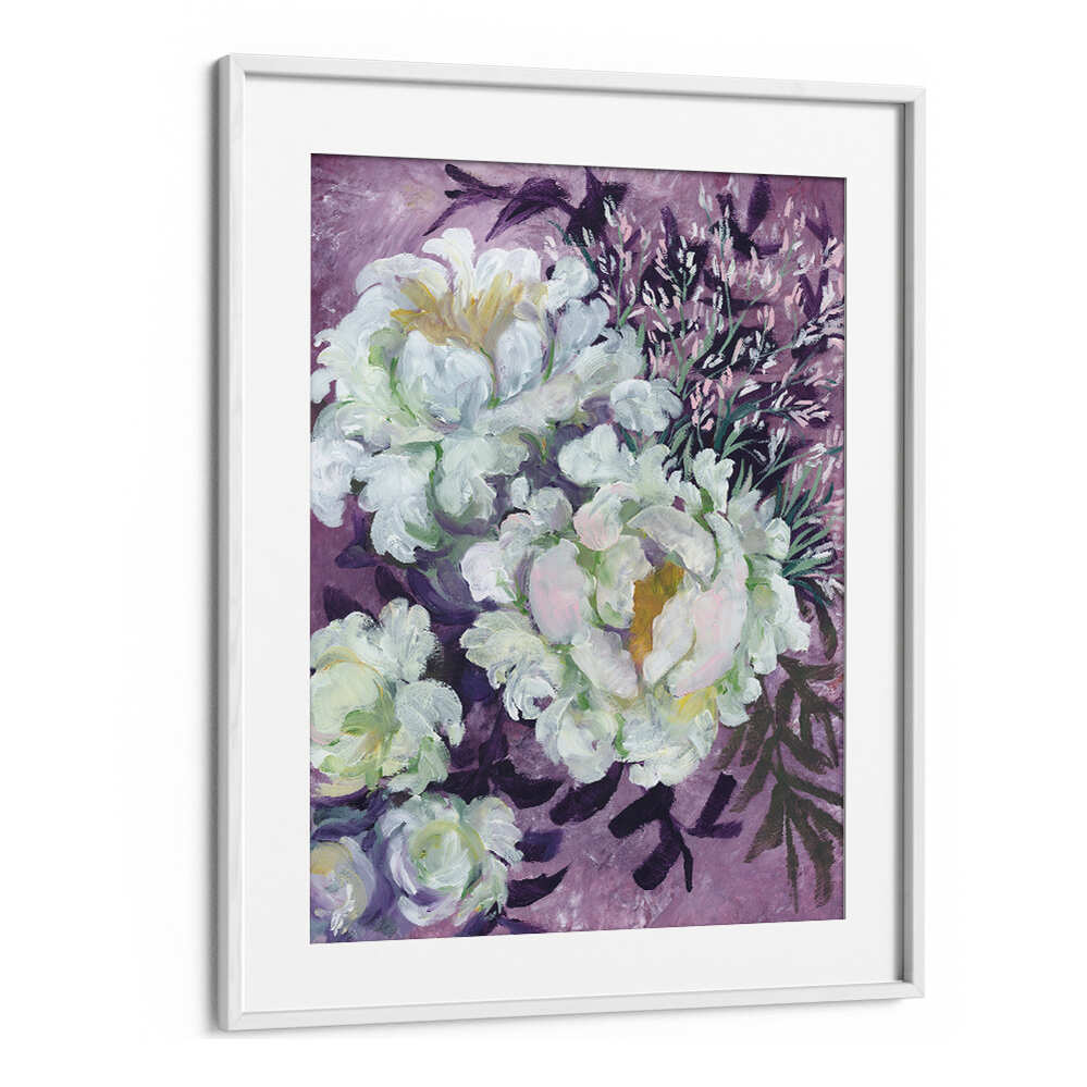 ELIANY PAINTERLY BOUQUET , FLORAL FLOWER PAINTINGS