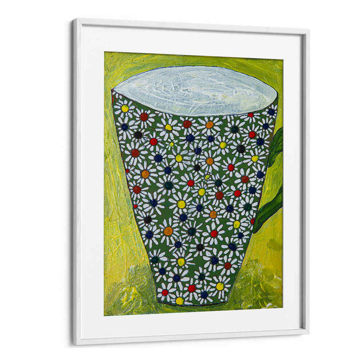 Brighten your space with vibrant MUG WITH FLOWERS, KITCHEN POSTERS, perfect for a charming kitchen makeover.