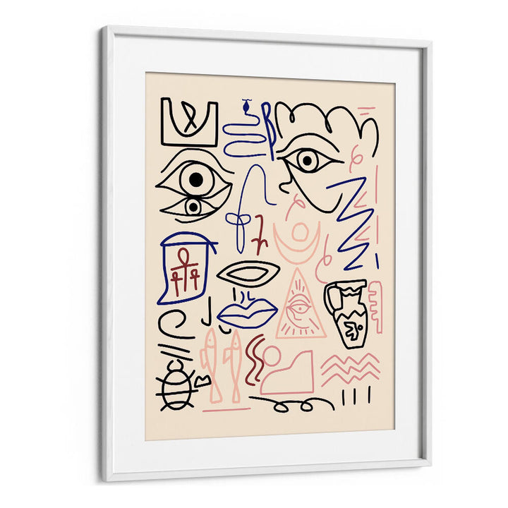 LINE ART CAVE DRAWING