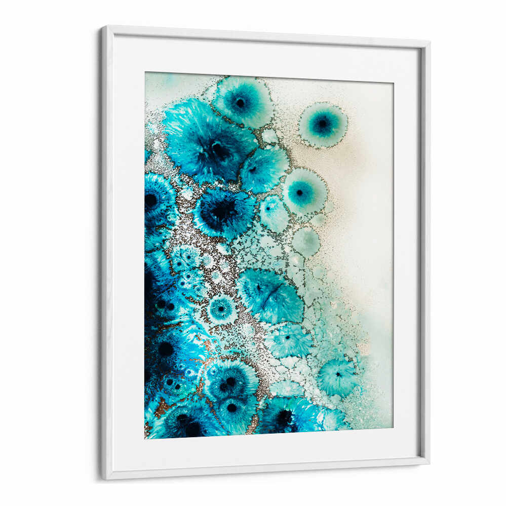 Vibrant AQUA AURORA III, ABSTRACT PAINTINGS showcasing mesmerizing patterns to transform your space beautifully.