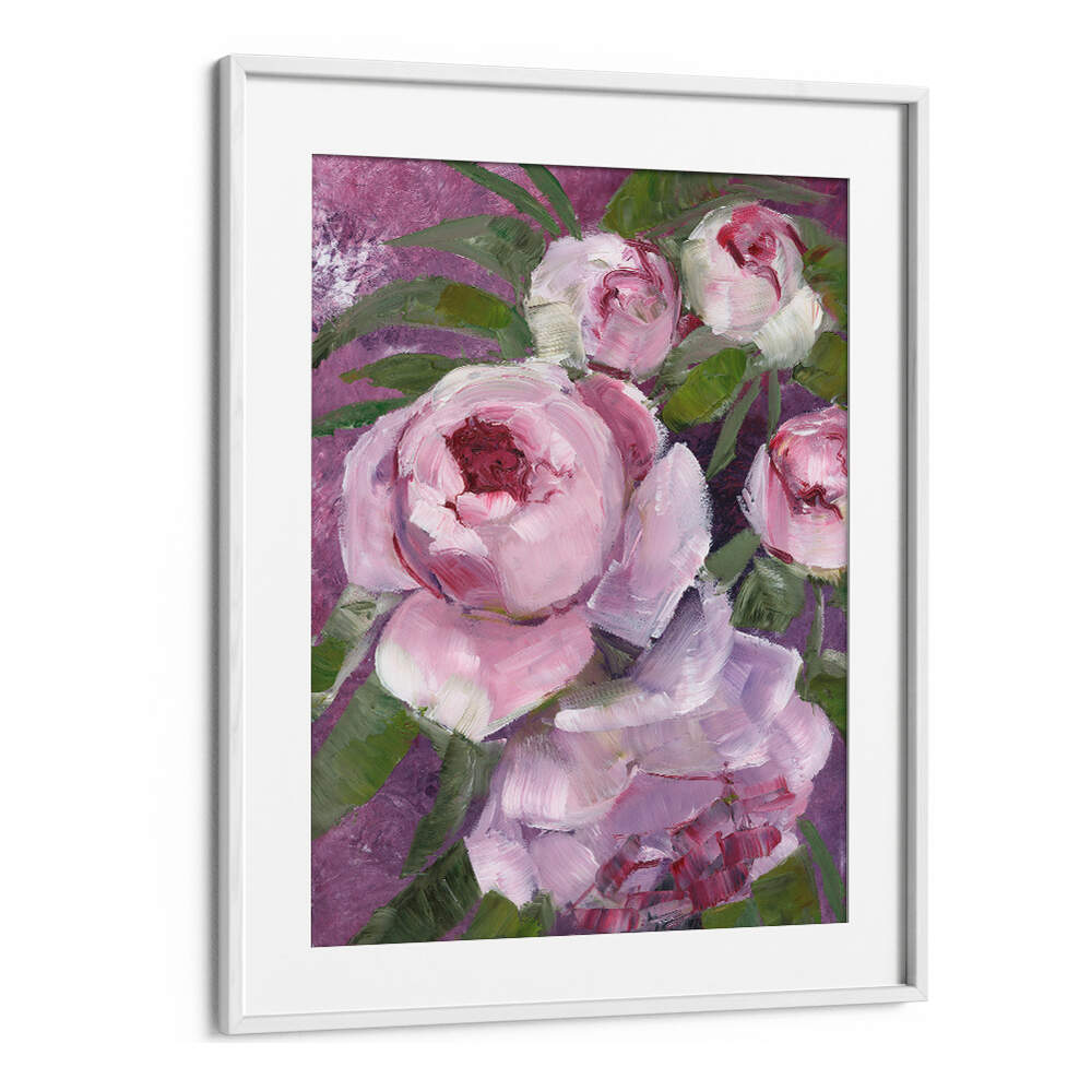 RYLEE PAINTERLY ROSES , FLORAL FLOWER PAINTINGS