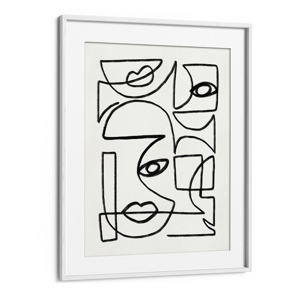 ABSTRACT LINE ART FACES