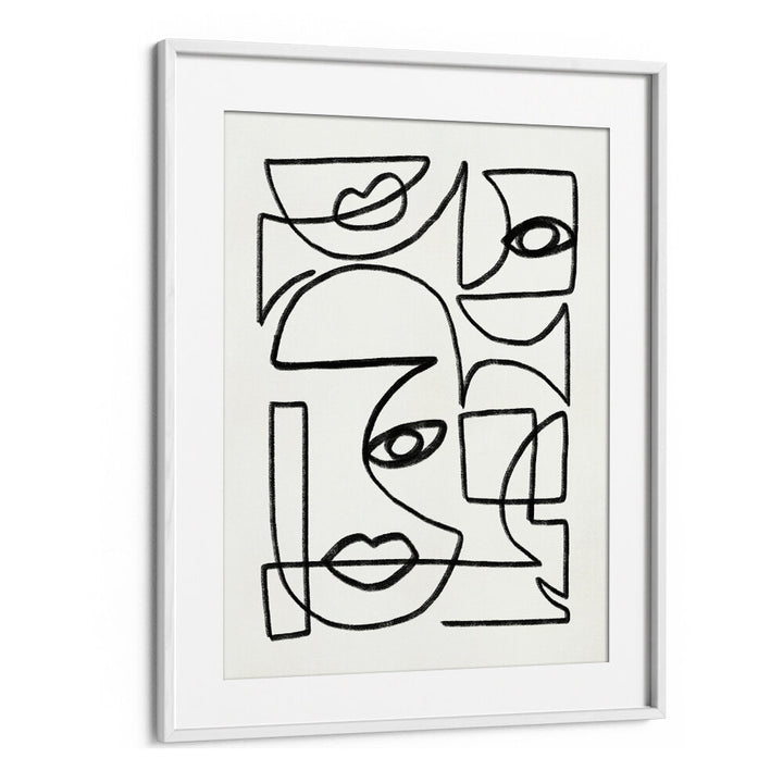 ABSTRACT LINE ART FACES