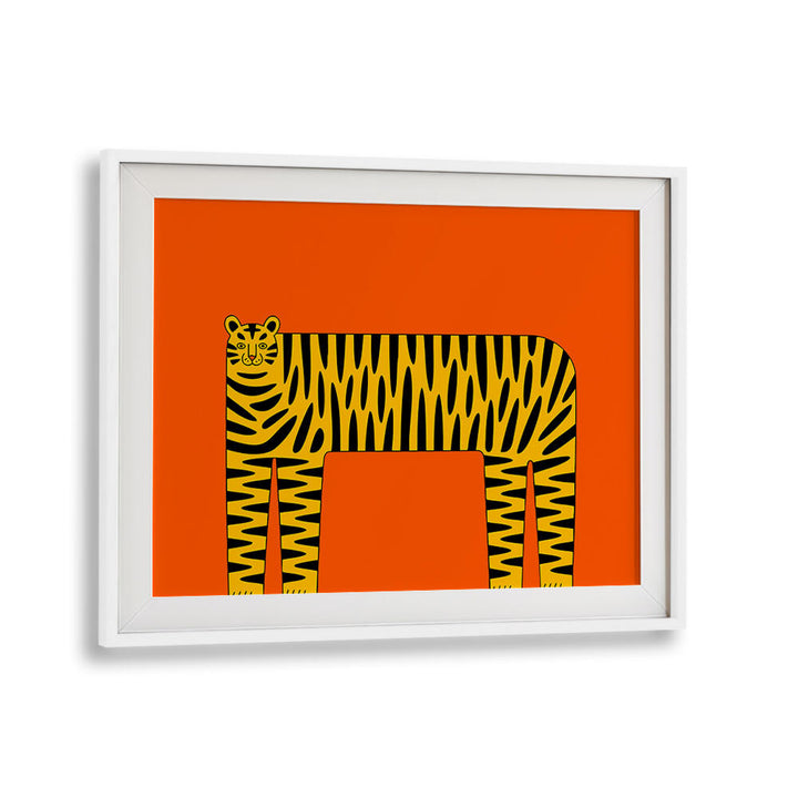 THE ABSTRACT TIGER , ANIMAL PAINTINGS