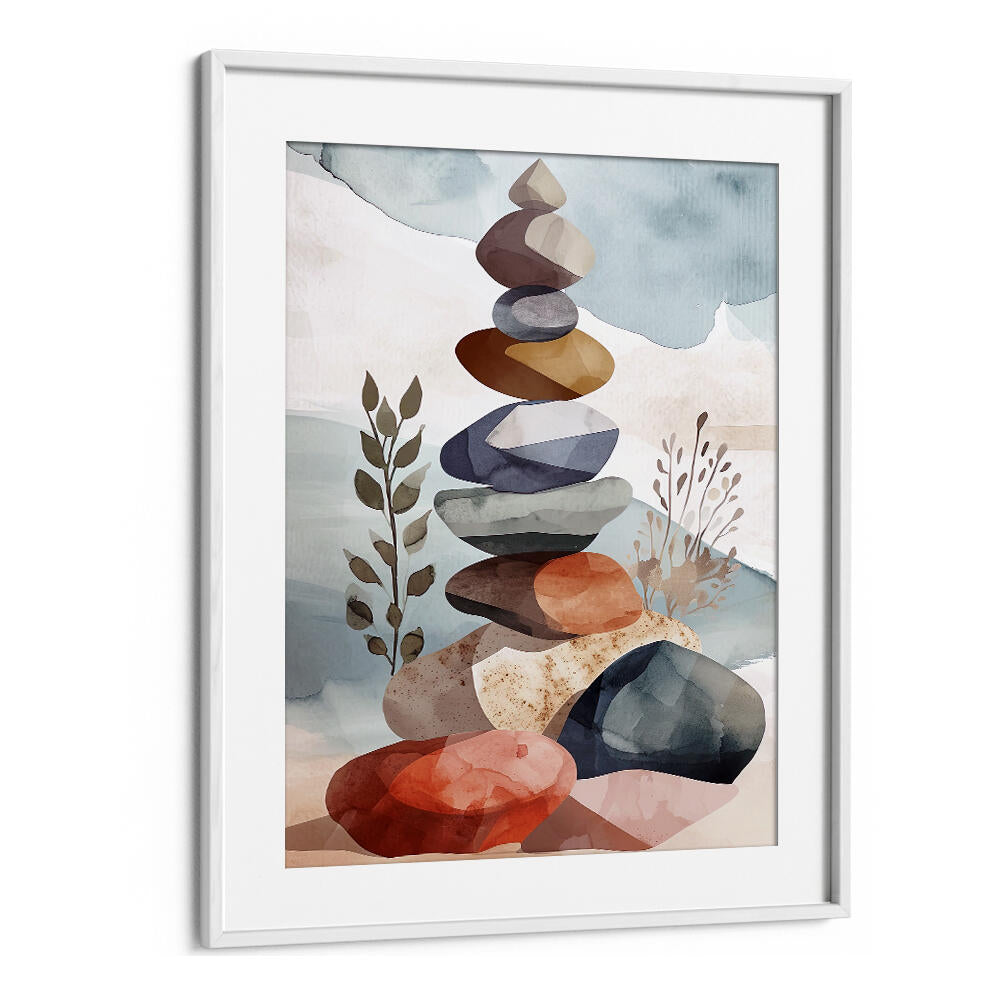 MINIMAL CALMS III , FLORAL, FLOWERS - PAINTINGS & ARTWORKS