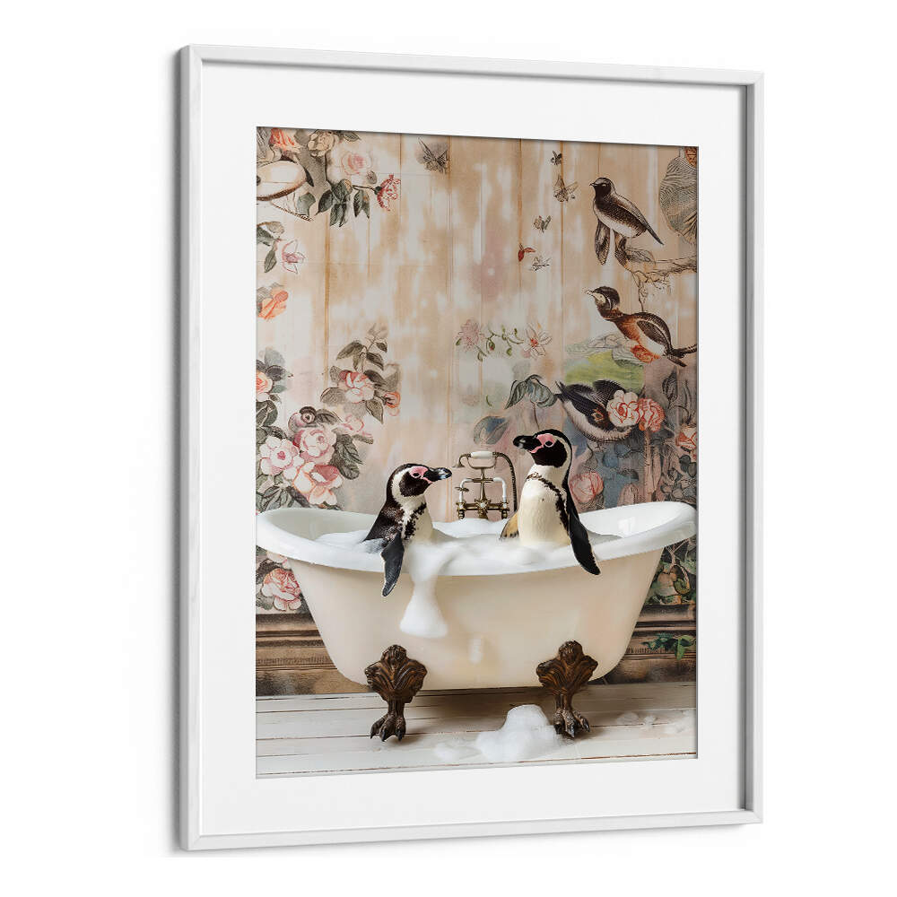 PENGUIN PALS IN A BUBBLE BATH