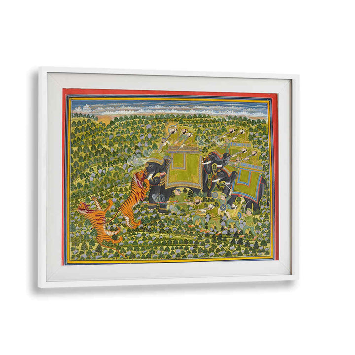 THE ROYAL HUNT , INDIAN ART PAINTINGS