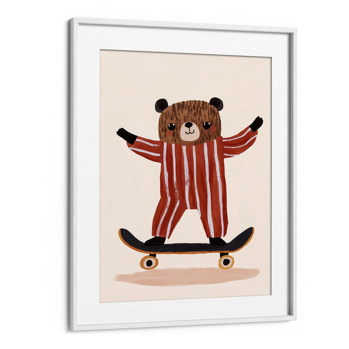 SKATER BEAR JOY , KIDS ROOM PAINTINGS