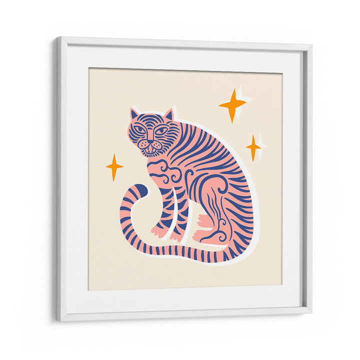 BOHO TIGER , KIDS ROOM PAINTINGS