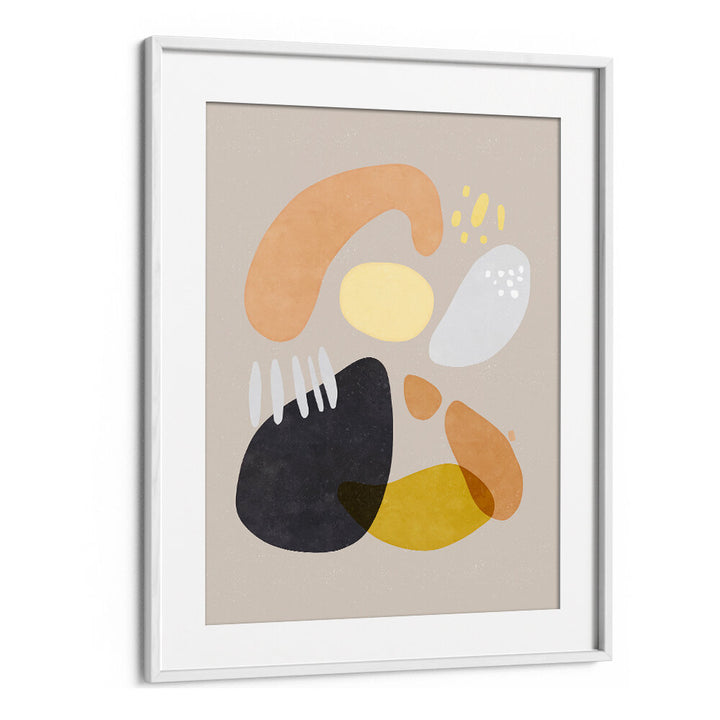 ORGANIC BOLD SHAPES BROWN ORANGE , ORGANIC FORMS