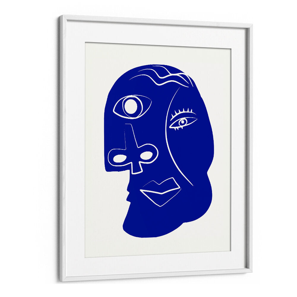 BLUE ABSTRACT FACE