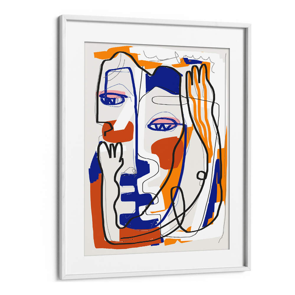 ABSTRACT LINE ART ROMANCE , POP ART PAINTINGS