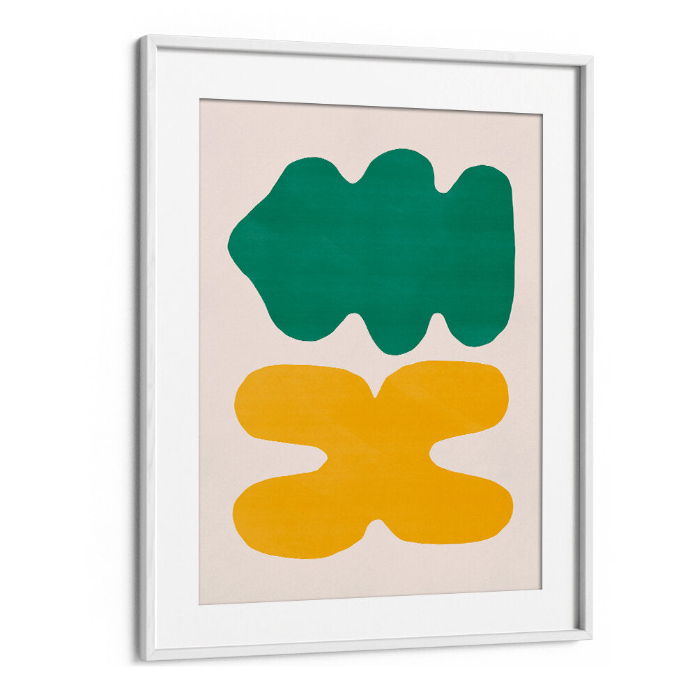 ORGANIC SHAPES IN GREEN AND YELLOW