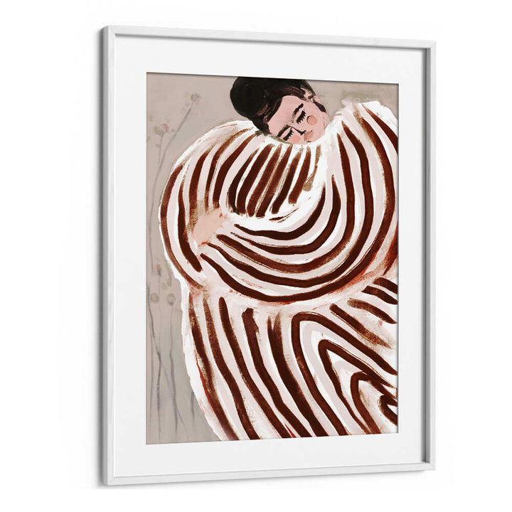 STRIPED EMBRACE , PORTRAITS & FIGURATIVE ILLUSTRATIONS