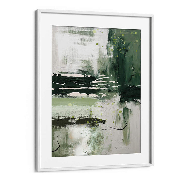 CANVAS GREENS II , ABSTRACT PAINTINGS