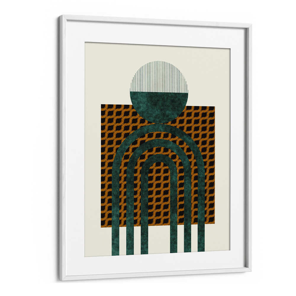 TEXTURED MID CENTURY COMPOSITION 5  , GEOMETRIC ART PRINTS