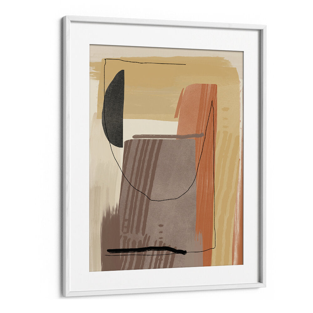 EARTHY TONES AND ORGANIC SHAPES , BOHO ART PAINTINGS