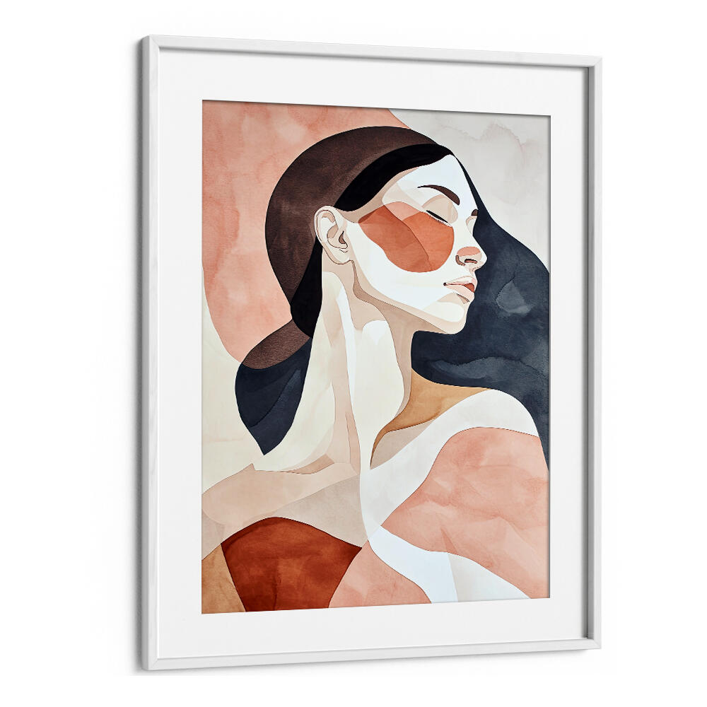 WOMAN WATERCOLOR DIGITAL PAINTING II , PORTRAITS & FIGURATIVE ILLUSTRATIONS