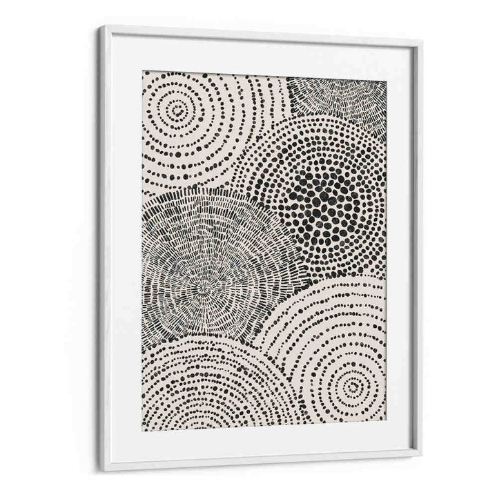 TRIBAL TAPESTRY - CIRCLES , PATTERN ART PRINTS