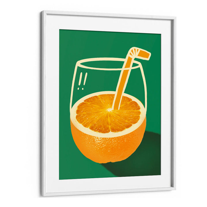 VIBRANT ORANGE CLEVERLY ILLUSTRATED , BAR & CAFE ART